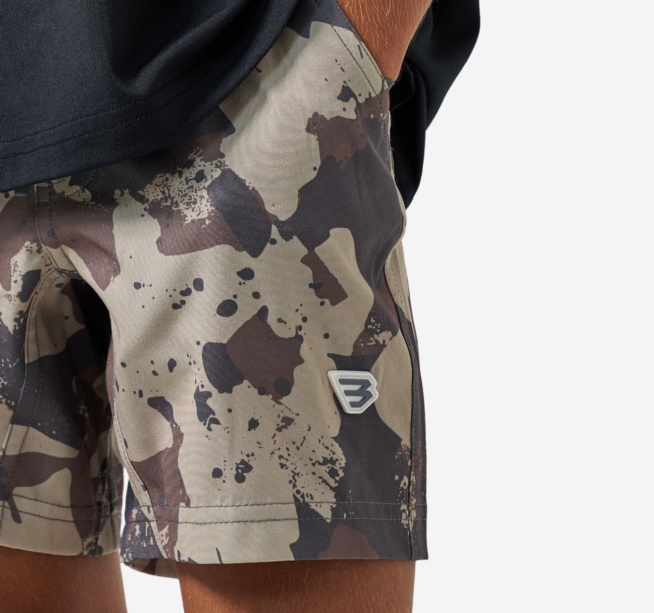 BURLEBO - Youth/Toddler Athletic Short - Splatter Camo