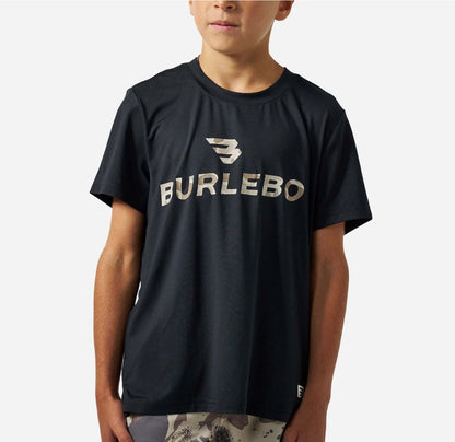 Toddler/Youth Burlebo Go To Tee - Black & Classic Deer Camo