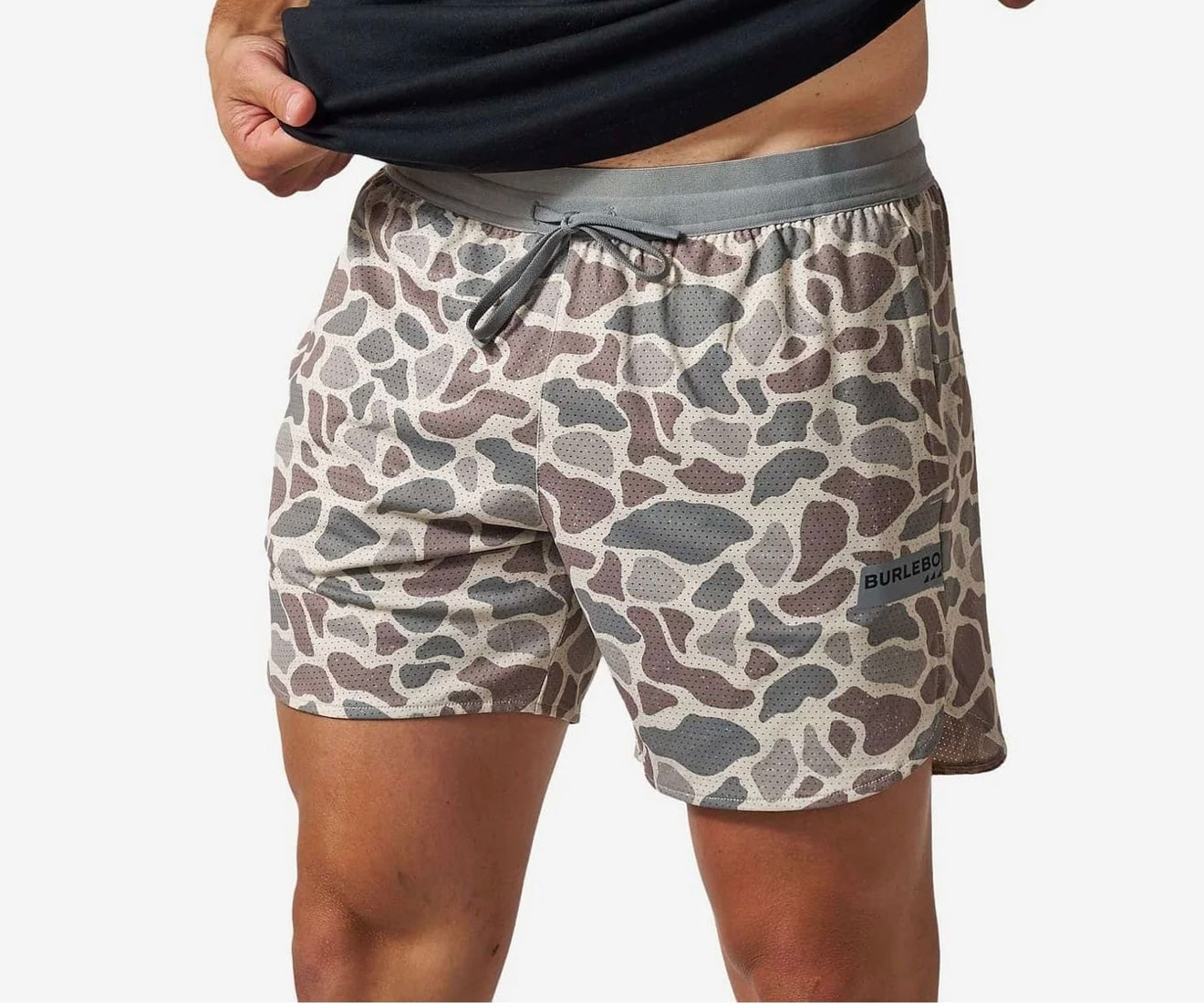 BURLEBO Mesh Short - Classic Deer Camo