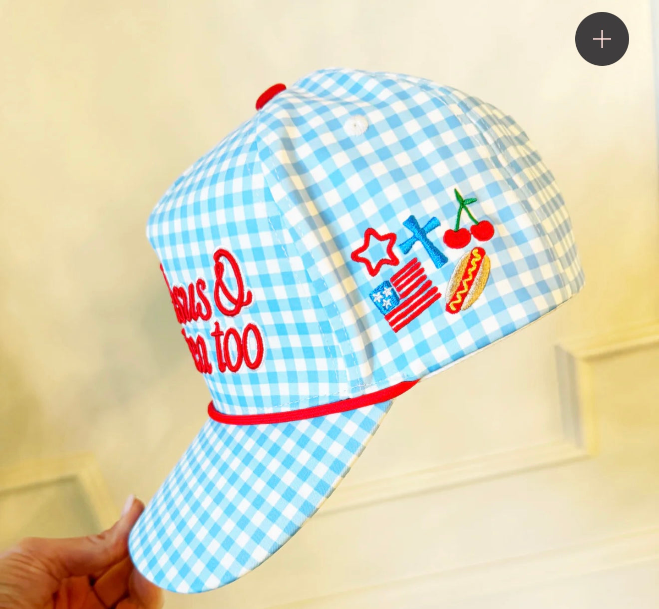 Loves Jesus and America Too Hat