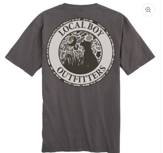 Local Boy Original LCF Circle SS Tee - Gray