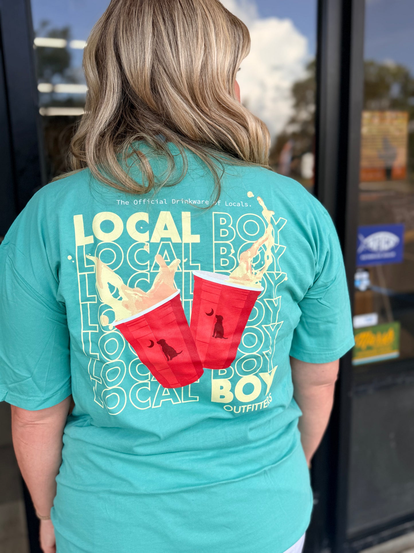 Local Boy Kegger SS Tee - Seafoam