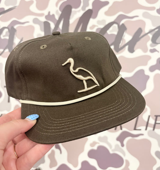 DIRTY MARSH Heron Embroidered Hat | Roux