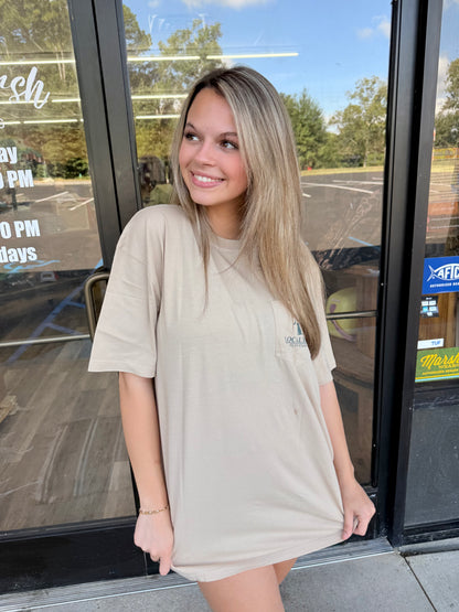 Local Boy Original Localflage Bluff SS Tee - Latte