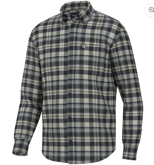 Local Boy - Zeigler Stretch Flannel - Navy/Blue/Tan