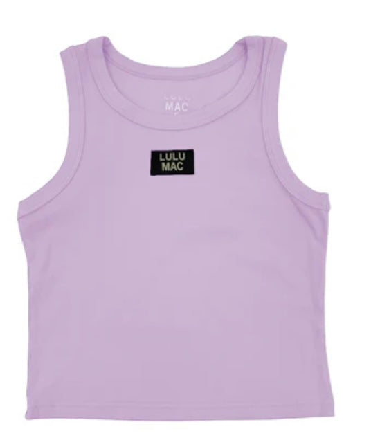 Lulu Mac OG Tank - Lavender / Black Logo