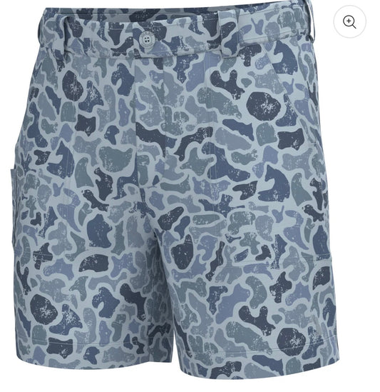Local Boy Chum Shorts - Distressed LCF Cobalt