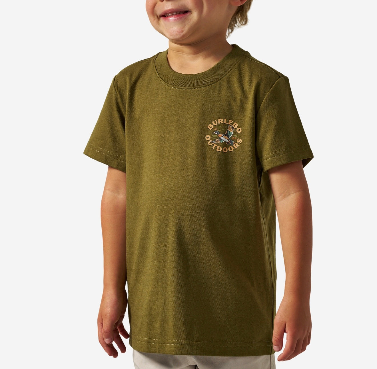 Toddler/Youth Burlebo SS Wood Duck - Hunter Green