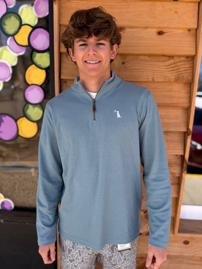 Local Boy Bentley Quarter Zip - Smoky Slate