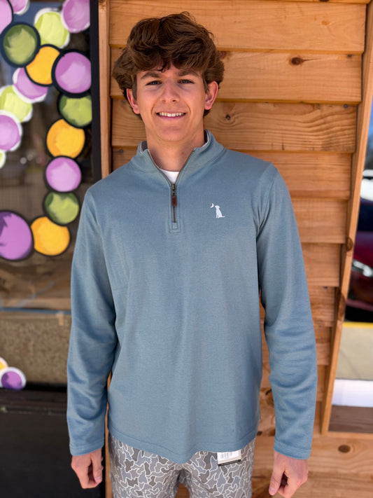 Local Boy Bentley Quarter Zip - Smoky Slate