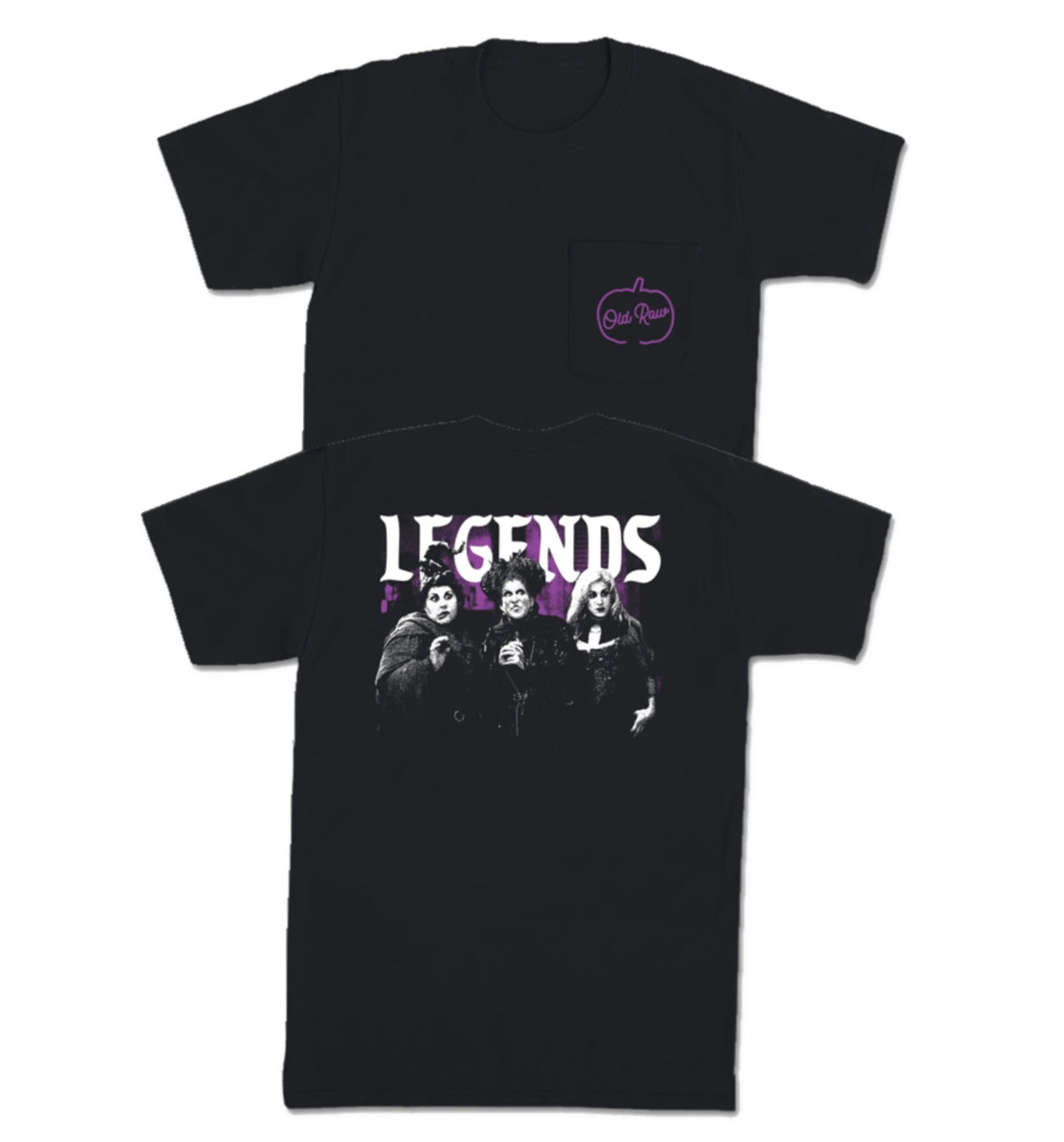 The Sanderson Sisters Spooky Legends Pocket Tee - Black
