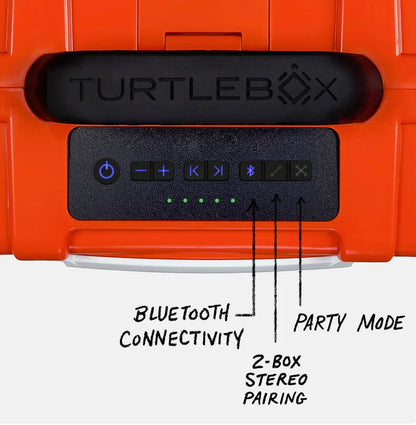 TurtleBox Audio - Origional: Gen 3 Speaker - Orange