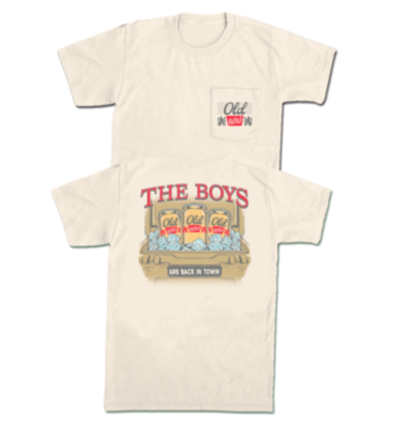 Back in Town Pocket Tee