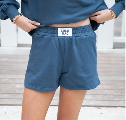Lulu Mac Terry Cloth Short - Navy
