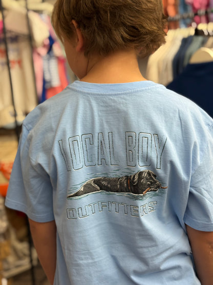 Local Boy Outfitters Youth-Fetch Black Lab-WDM