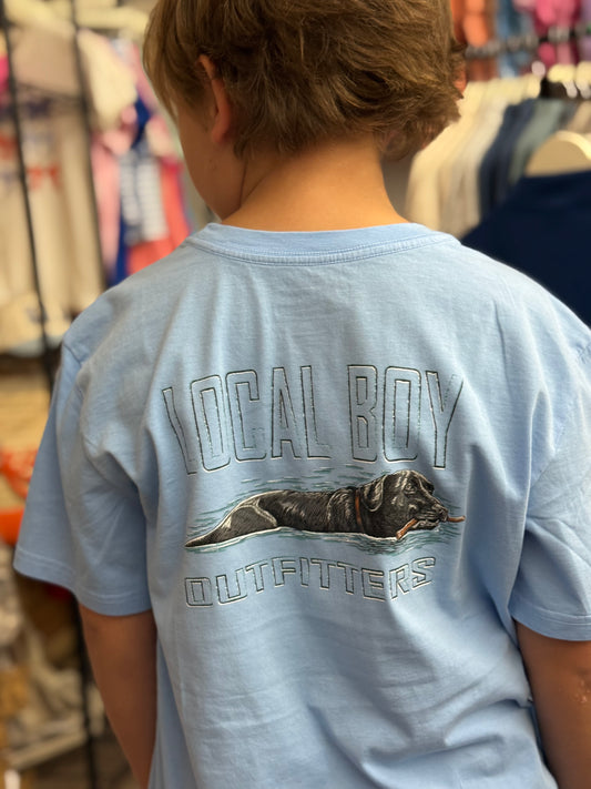 Local Boy Outfitters Youth-Fetch Black Lab-WDM