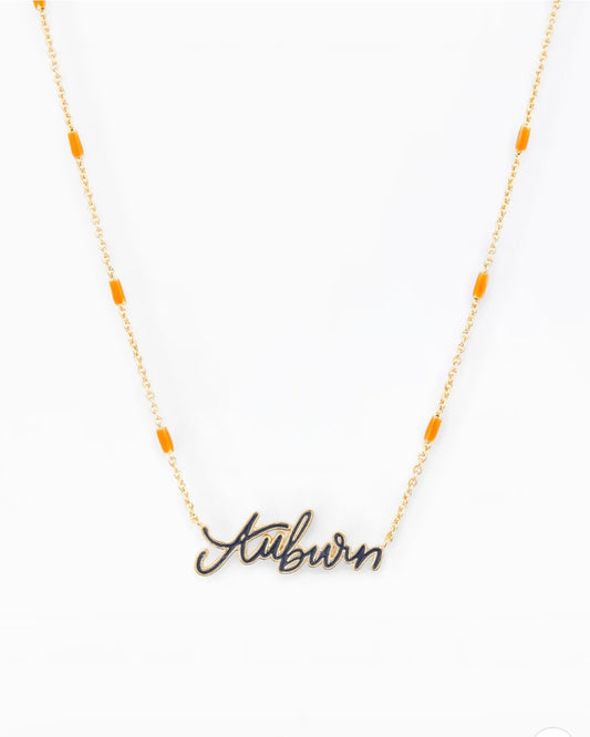 Michelle McDowell Auburn Beaded Chain Necklace
