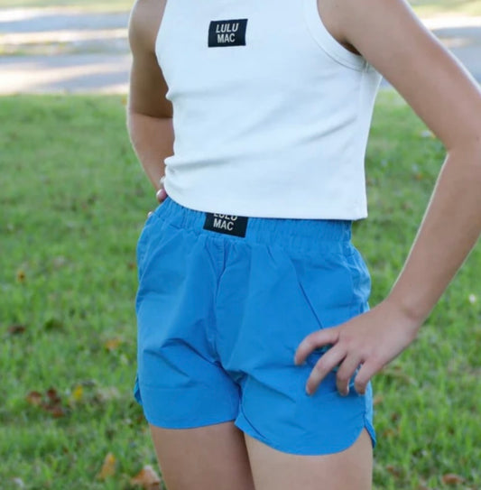 Youth Lulu Mac Teal Shorts