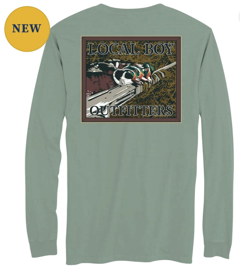 Local Boy Quack Stack LS Tee - Bay