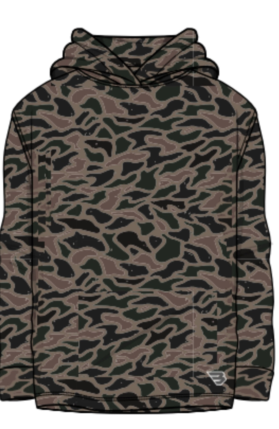 BURLEBO - Youth/Toddler Bendito Camo Performance Hoodie