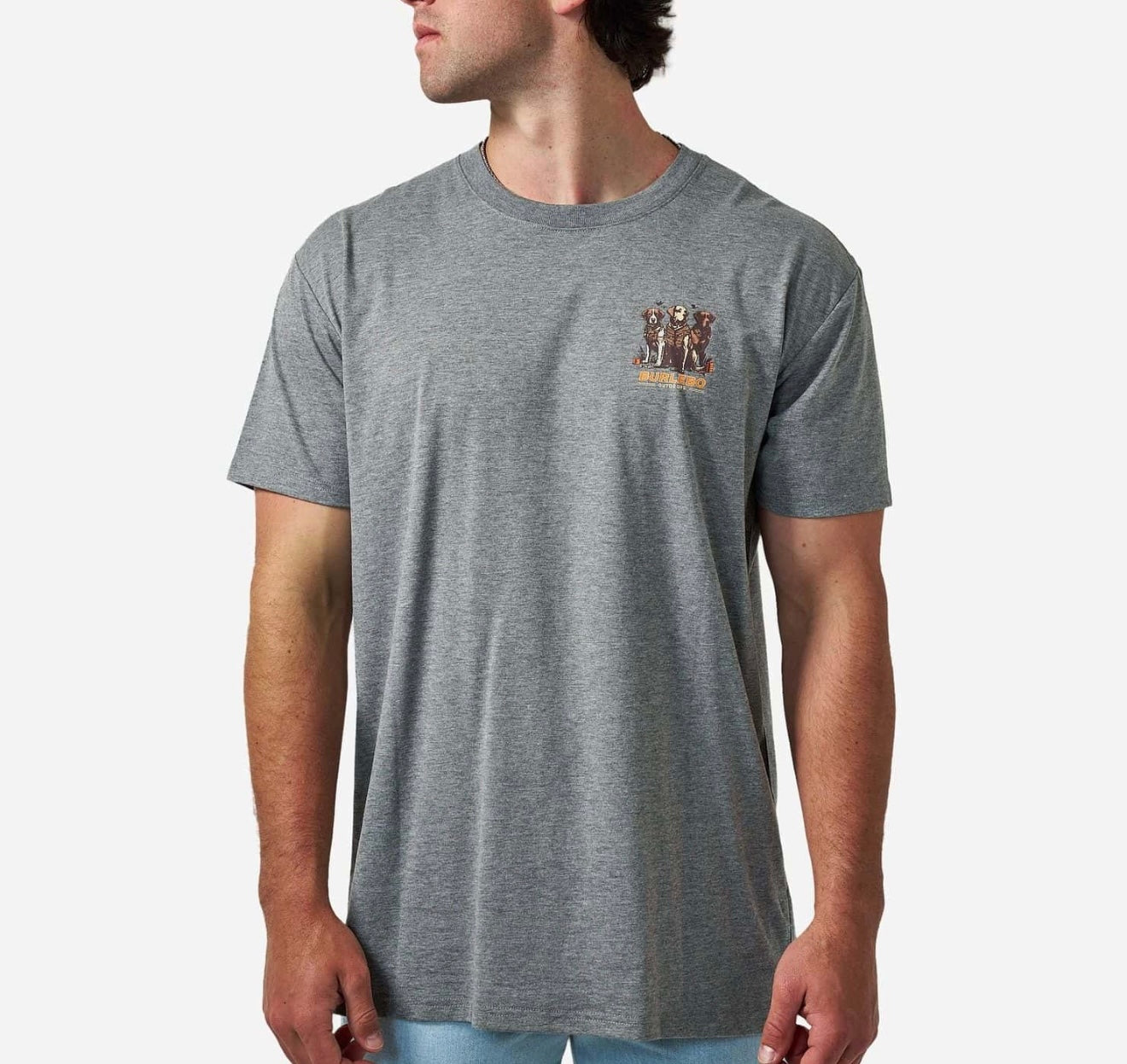 Burlebo SS Camo Duck Dogs - Dark Heather Grey