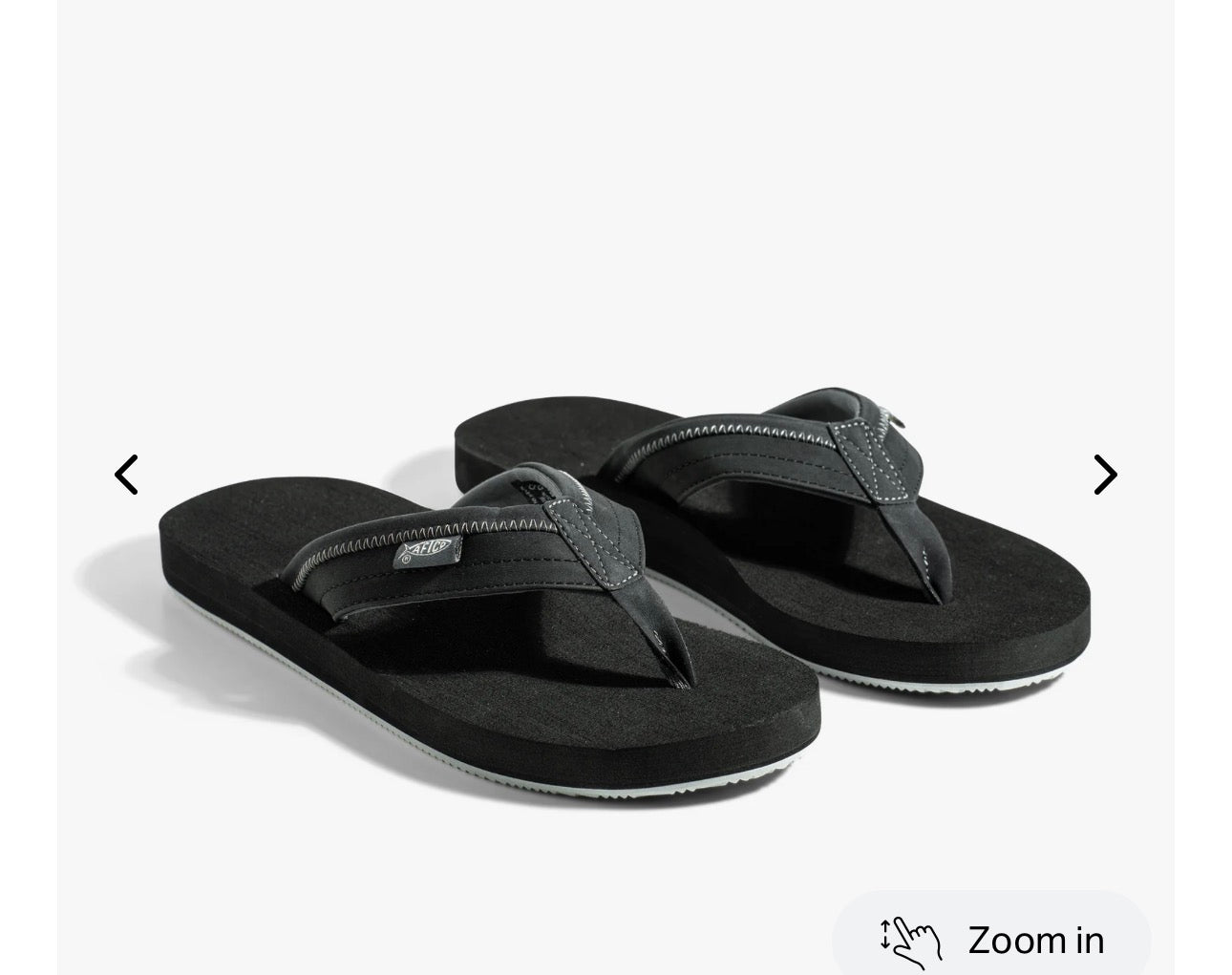 AFTCO Deck Sandal - Black