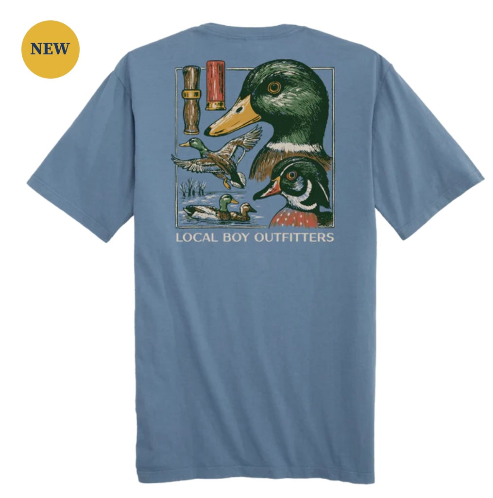 Youth Local Boy Duck Species SS Tee - Slate