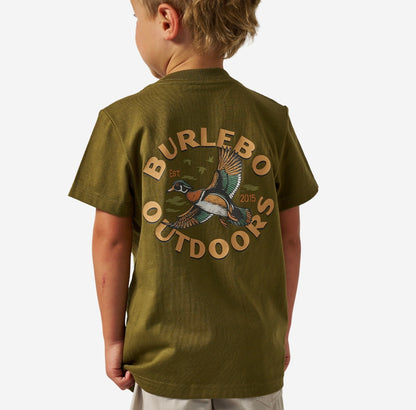 Toddler/Youth Burlebo SS Wood Duck - Hunter Green