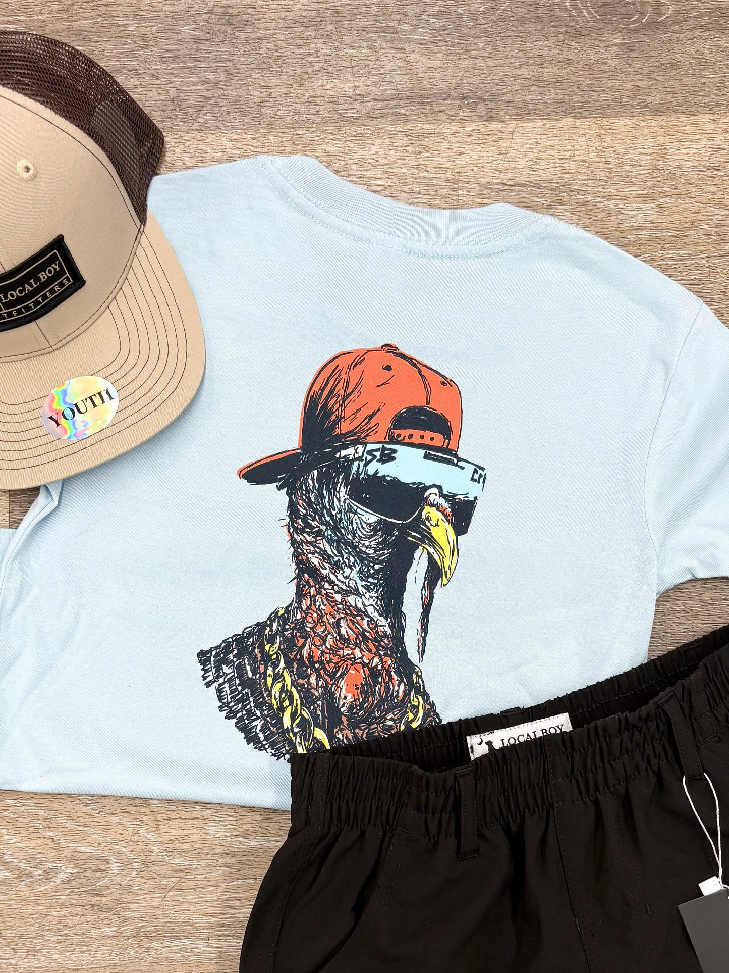 Speckle Bellies - Youth Turkey chain - Chambray