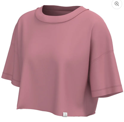 Local Girl Boxy Crop SS Tee - Watermelon