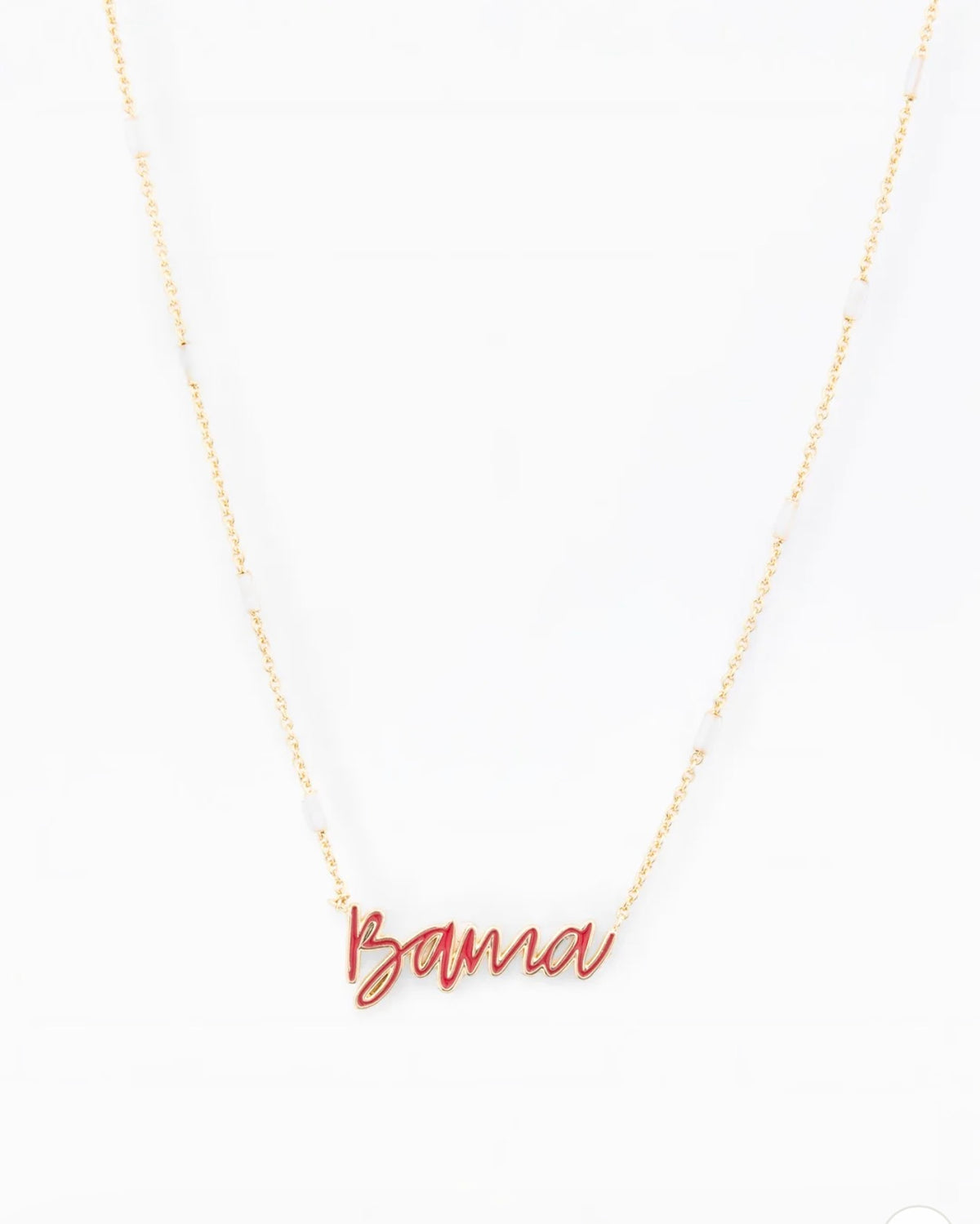 Michelle McDowell Alabama Beaded Chain Necklace