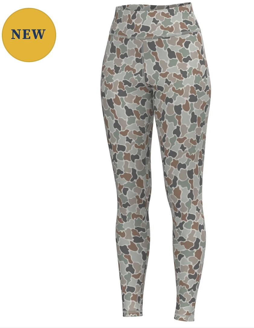 Local Girl Leggings 2.0 - Forest Camo Flora