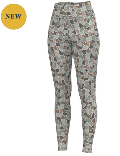 Local Girl Leggings 2.0 - Forest Camo Flora