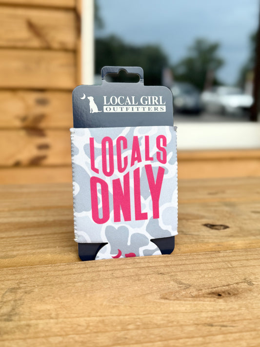 Local Girl Beach Waves Koozie