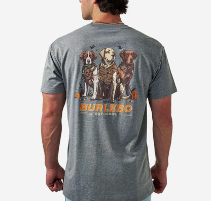 Burlebo SS Camo Duck Dogs - Dark Heather Grey