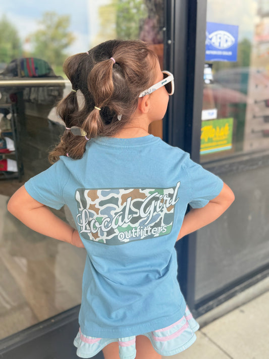 Youth Local Girl LCF Bluff Plate SS Tee - Slate