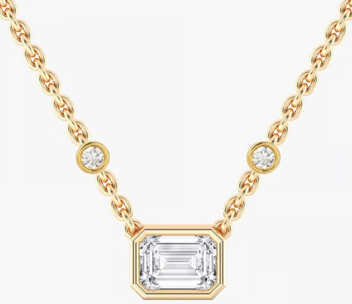 Michelle McDowell Hadley Clear Necklace