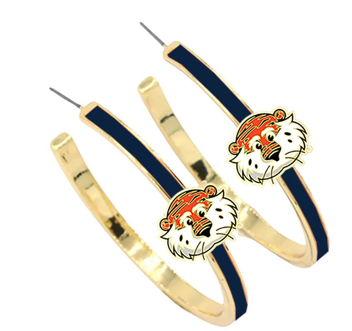 Michelle Mcdowell Aubie Hoop Earrings