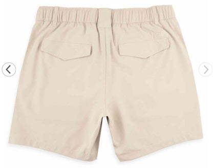 AFTCO - Mens Everyday Stretch Shorts - Khaki 7” inseam