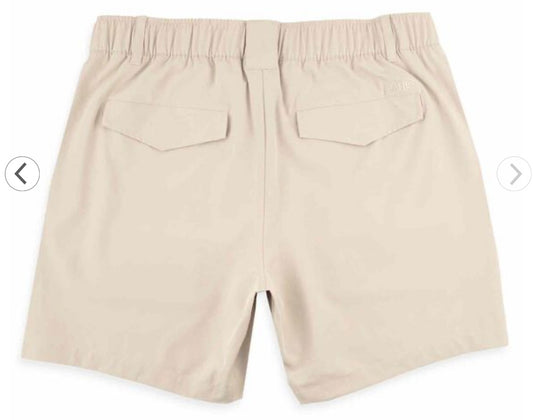 AFTCO - Mens Everyday Stretch Shorts - Khaki 7” inseam