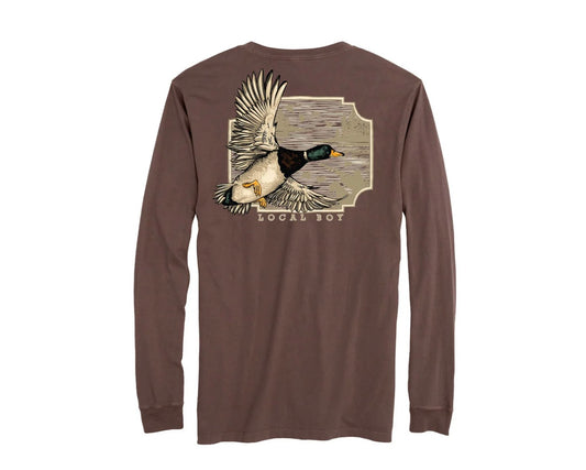 Youth Local Boy Outfitters - Long Sleeve Greenhead Flight - Brown