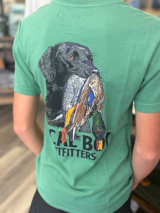 Youth Local Boy Outfitters - Feathered Fetch SS Tee - Light Green