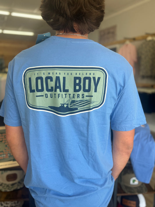 Local Boy Outfitters Boat Badge-Marina