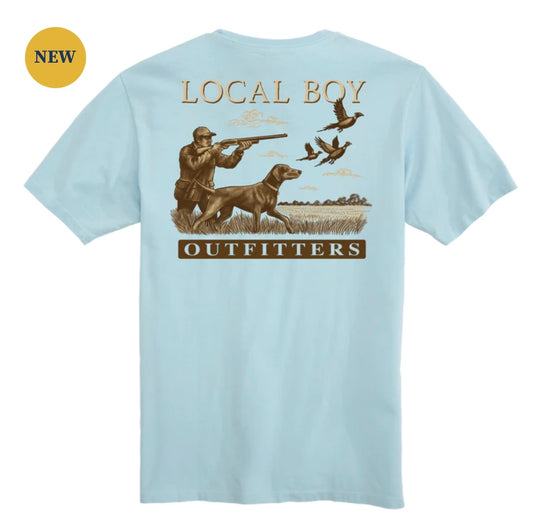 Local Boy Wetland Hunt SS Tee - Chambray