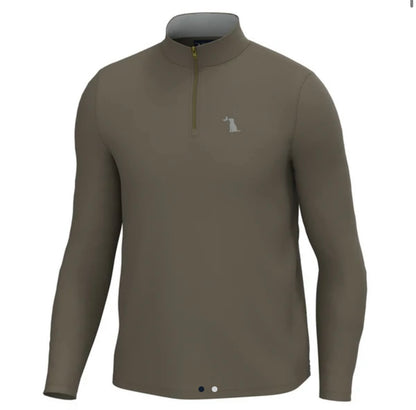 Local Boy Bentley Quarter Zip - Dark Tan