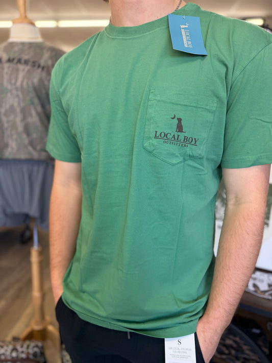 Local Boy Outfitters Vintage Crest SS Tee - LT Green