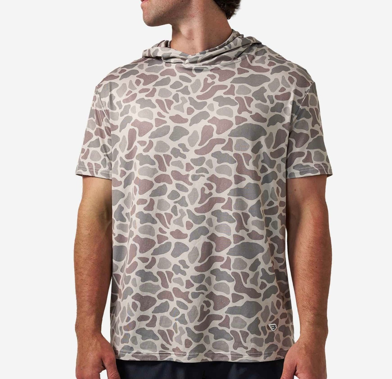 Burlebo SS Performance Hoodie - Classic Deer Camo