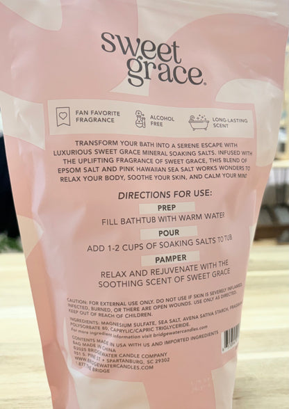 Sweet grace soaking salts