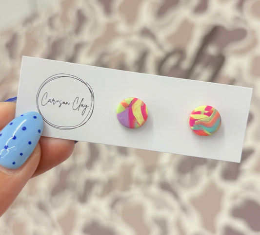 Car+son Clay Fun Day Studs