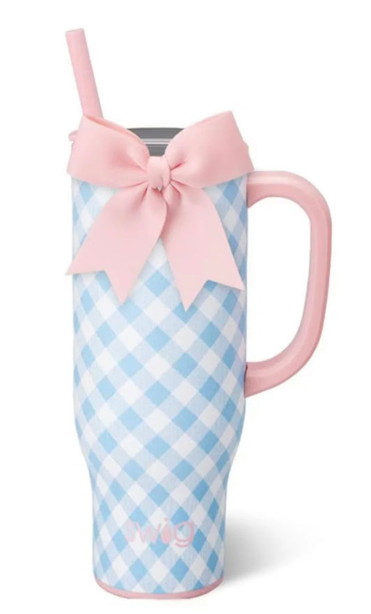 Swig Gingham Mega Mug 30oz